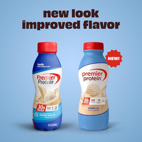 Premier Protein Shake, Chocolate, 30g Protein 1g Sugar 24 Vitamins Minerals Nutrients to Support Immune Health, 11.5 fl oz (Pack of 12)