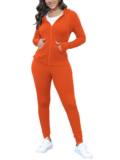 Nimsruc Two Piece Outfits for Women Casual Bodycon Sweatsuits