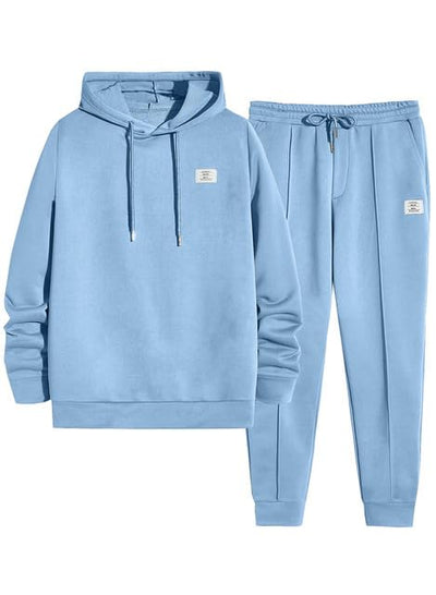 JMIERR Men's 2 Piece Outfits Hoodie Sweatshirt Tracksuit & Joggers Sweatpants Sweatsuit Set