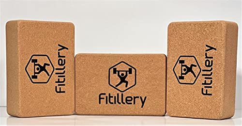 Yoga Block, Resilient Material, Easy to Grip, Comfortable Edges - 2 PACK