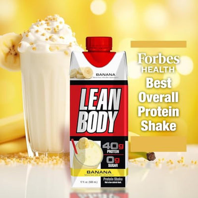 Labrada Lean Body Ready-to-Drink Cookies and Cream Protein Shake, 40g Protein, Whey Blend , 0 Sugar, Gluten No, 22 Vitamins & Minerals, (Recyclable Carton & Lid - Pack of 12) LABRADA , 17 Fl Oz (Pack of 12)