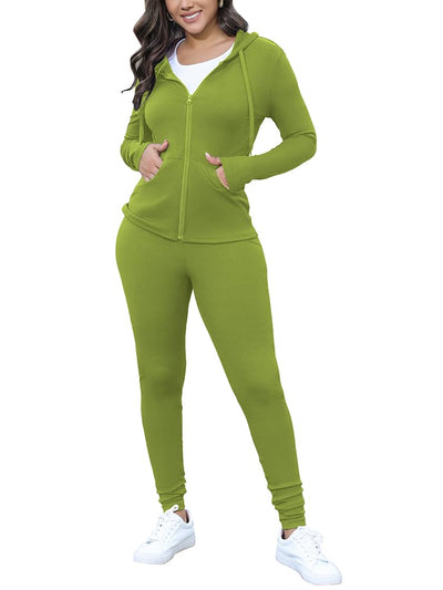 Nimsruc Two Piece Outfits for Women Casual Bodycon Sweatsuits