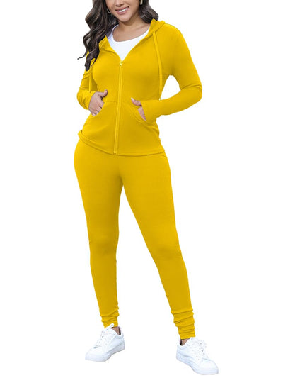 Nimsruc Two Piece Outfits for Women Casual Bodycon Sweatsuits