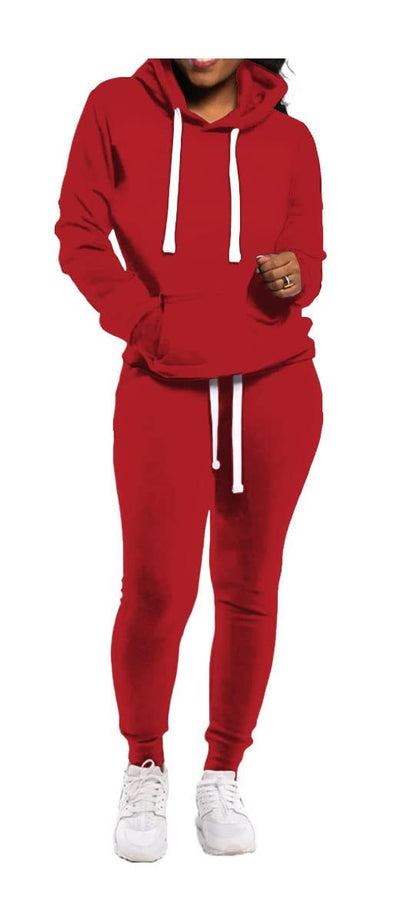 TOPONSKY Womens 2 Piece Tracksuit Long Sleeve Warm Up Outfit Patchwork Pants Set