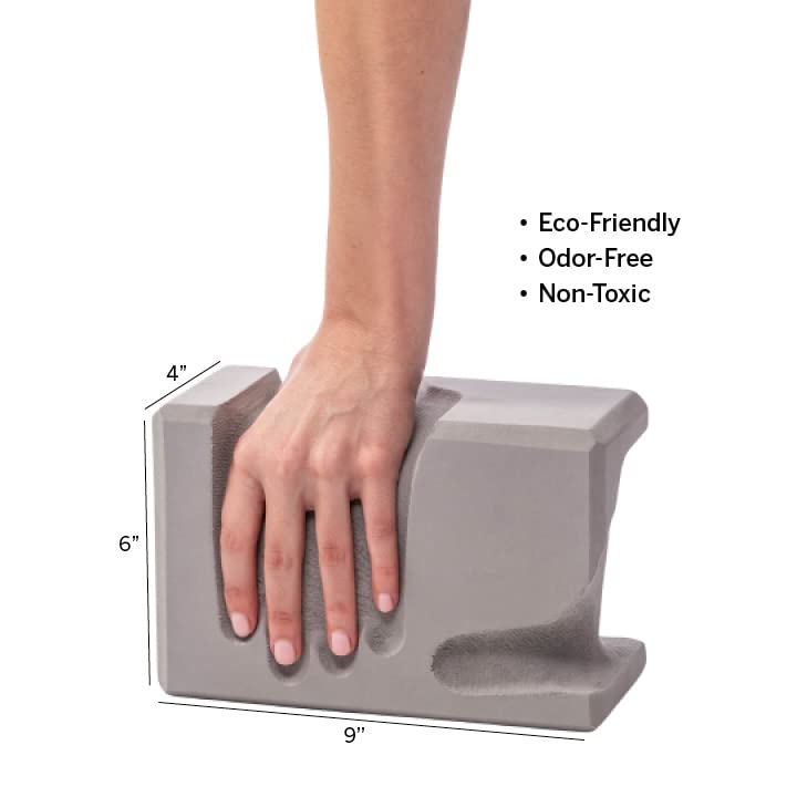 WRIST Buddy® Yoga Blocks 2 Pack | Ergonomic Hand-Shape Reduces and Prevents Wrist Pain | Enhances Comfort, Stability, and Grip Strength | EVA Yoga Accessories Set | Best Gifts