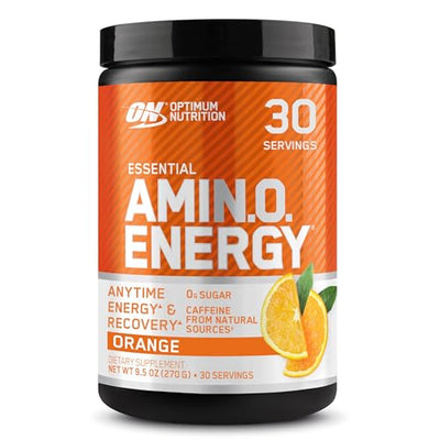 Optimum Nutrition Amino Energy - Pre Workout with Green Tea, BCAA, Amino Acids, Keto Friendly, Green Coffee Extract, Energy Powder - Watermelon, 30 Servings (Packaging May Vary)