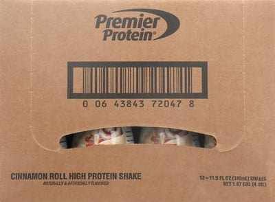 Premier Protein Shake, Chocolate, 30g Protein 1g Sugar 24 Vitamins Minerals Nutrients to Support Immune Health, 11.5 fl oz (Pack of 12)
