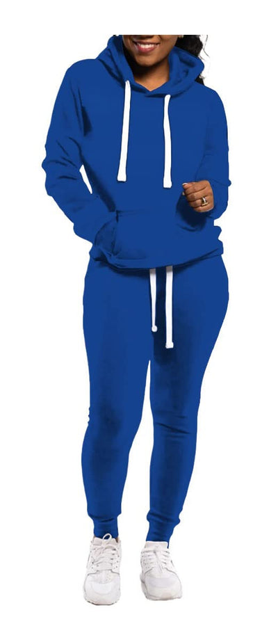 TOPONSKY Womens 2 Piece Tracksuit Long Sleeve Warm Up Outfit Patchwork Pants Set