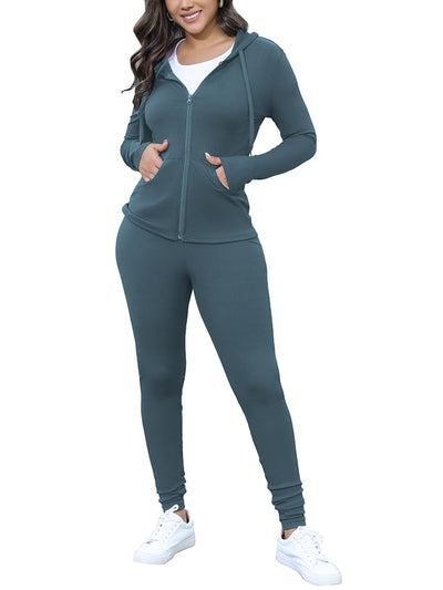 Nimsruc Two Piece Outfits for Women Casual Bodycon Sweatsuits