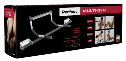 Perfect Fitness Multi-Gym Doorway Pull Up Bar and Portable Gym System