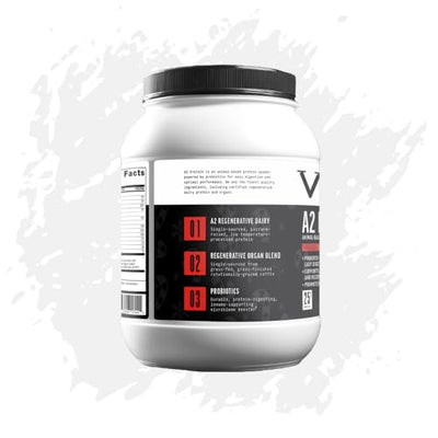 A2 Protein Powder, Peppermint Milkshake, 25 G Protein per Serving, Organic A2/A2 Whey Casein Blend With Probiotics and Celtic Sea Salt, Gluten Free Workout Supplement, Non GMO, 20 Serv, 27.4 Oz