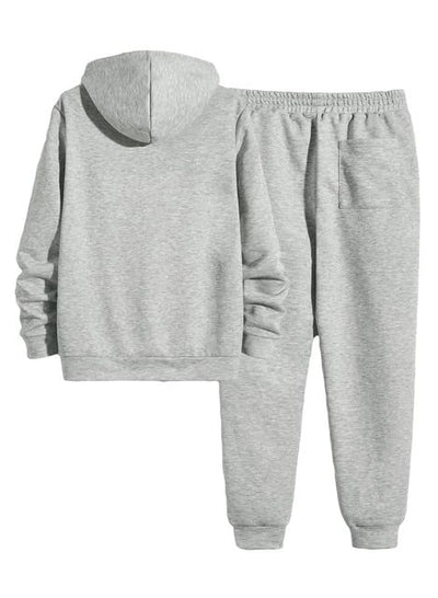JMIERR Men's 2 Piece Outfits Hoodie Sweatshirt Tracksuit & Joggers Sweatpants Sweatsuit Set
