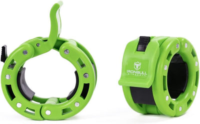 Olympic Barbell Clamps (Pair) – Locking 2" Olympic Size Weight Collars - Quick Release Collar Clips – Bar Clamps Great for Weight Lifting, Olympic Lifts and Strength Training