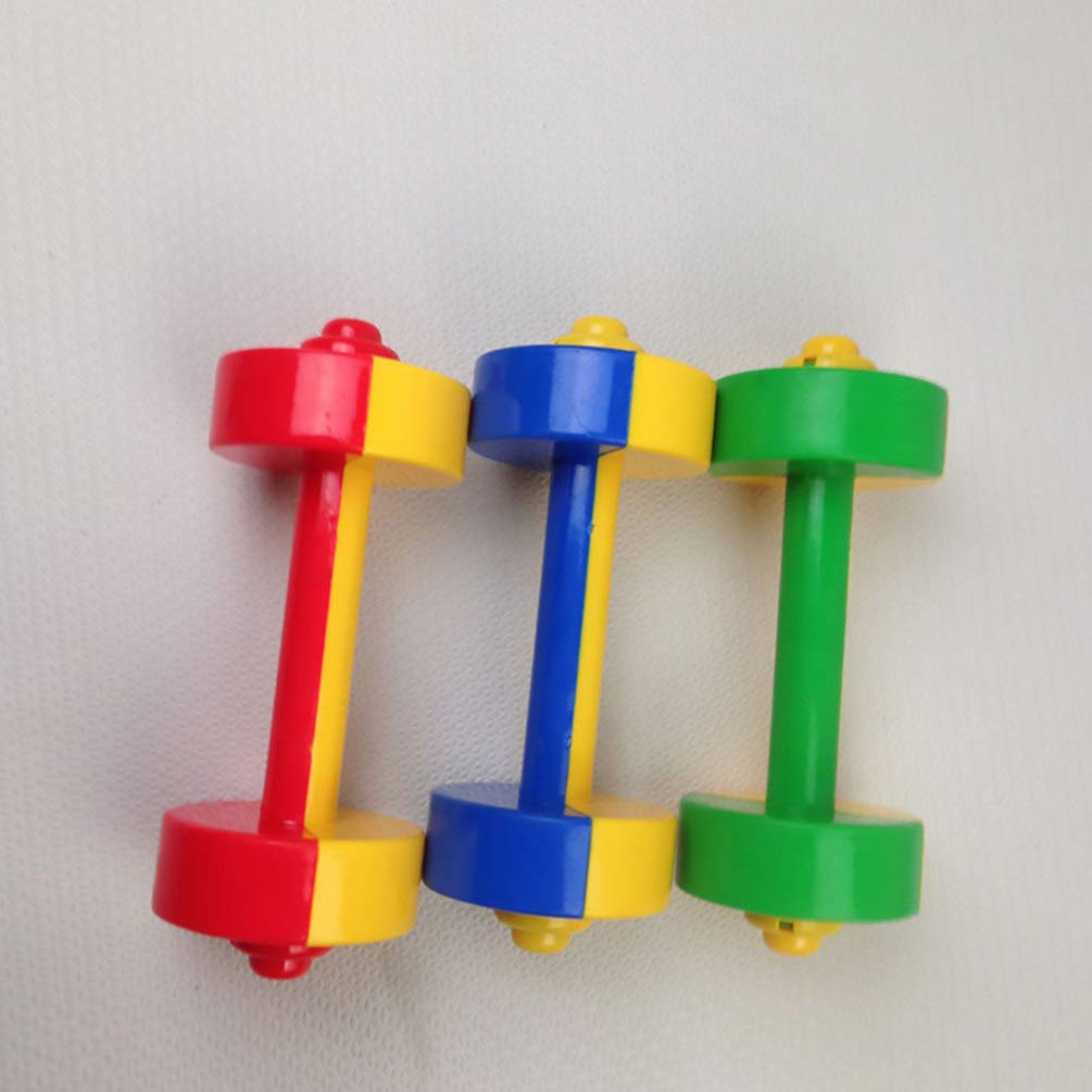 Kids Dumbbell Toy 1 Pair Kids Weight Lifting Set Plastic Dumbbell Toy Gym Sports Workout Equipment for Kids