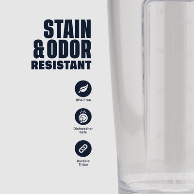 BlenderBottle Shaker Bottle Pro Series Perfect for Protein Shakes and Pre Workout, 28-Ounce, Black