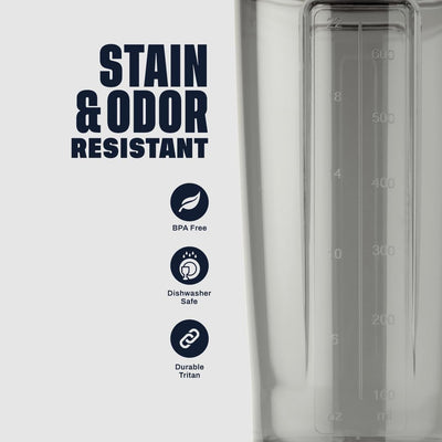 BlenderBottle Shaker Bottle Pro Series Perfect for Protein Shakes and Pre Workout, 28-Ounce, Black