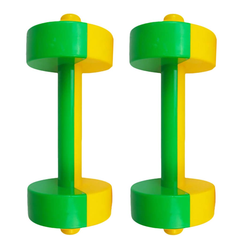 Kids Dumbbell Toy 1 Pair Kids Weight Lifting Set Plastic Dumbbell Toy Gym Sports Workout Equipment for Kids