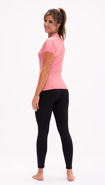 DEVOPS 3 Pack Women's Compression Shirt Dry Fit Short Sleeve Running Athletic T-Shirt Workout Tops