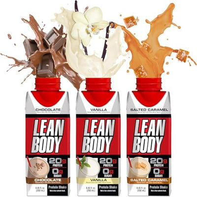 Labrada Lean Body Ready-to-Drink Cookies and Cream Protein Shake, 40g Protein, Whey Blend , 0 Sugar, Gluten No, 22 Vitamins & Minerals, (Recyclable Carton & Lid - Pack of 12) LABRADA , 17 Fl Oz (Pack of 12)