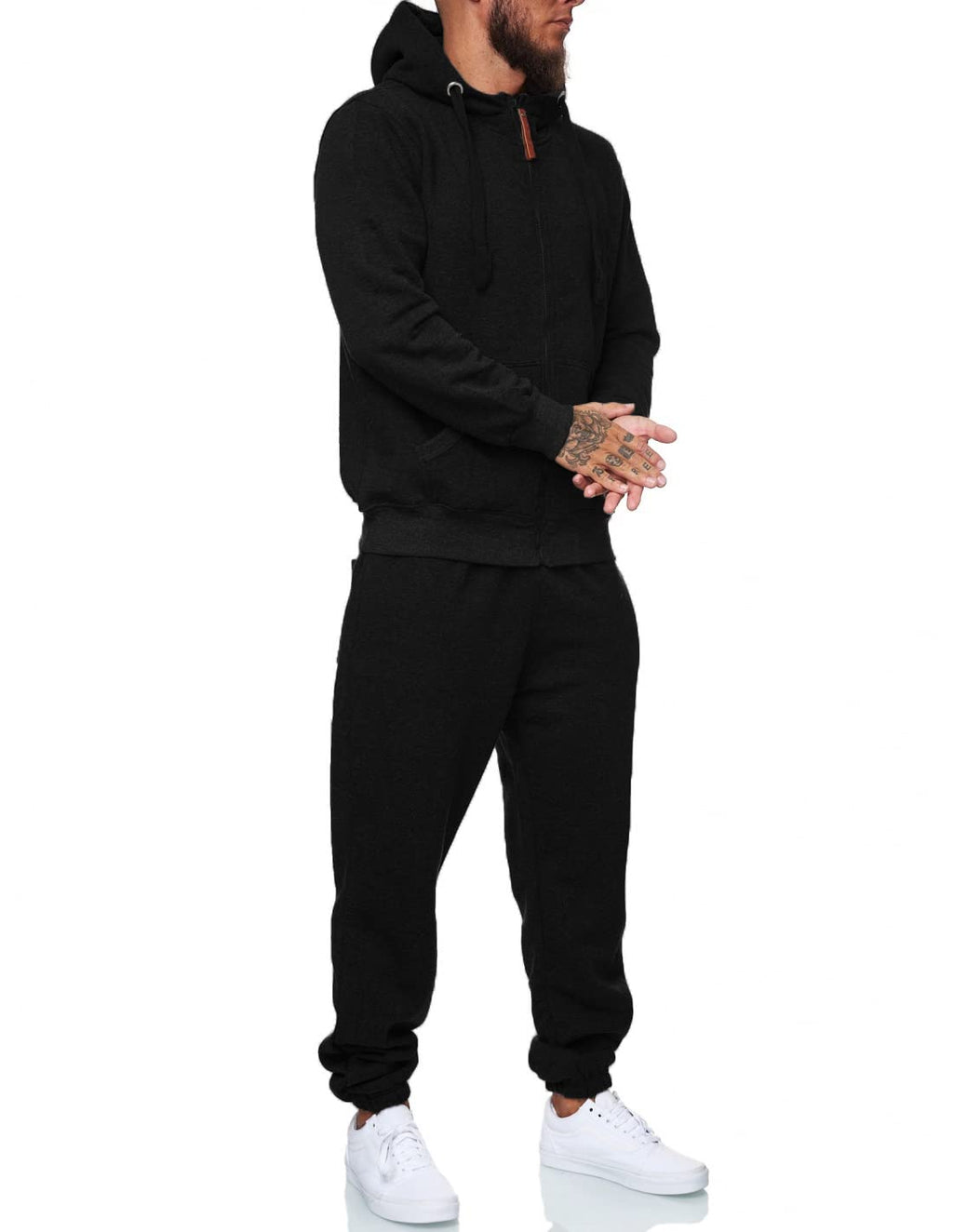 HHGKED Sweat suits men Tracksuits 2 Piece sets Athletic Jogging suits Casual Outfits for men