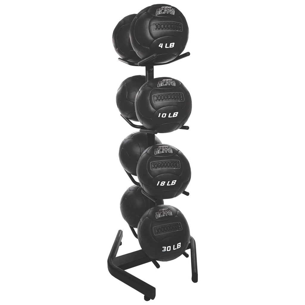 Champion Sports Rhino Slam Ball, 4-30 lb. Non-Slip Grip, Weightlifting, Crossfit, Home Gym, Fitness, 14" Diameter Balls, Optional Storage Rack/Tree Sold Separately