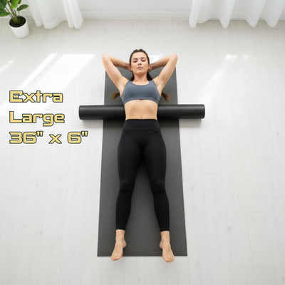 Fitizen Foam Roller – Muscle Massage Rehab Stiff Back Pain Physical Therapy Deep Tissue Firm Exercise Equipment Home Gym Stress Yoga Pilates for The Fit Citizen by FitNation