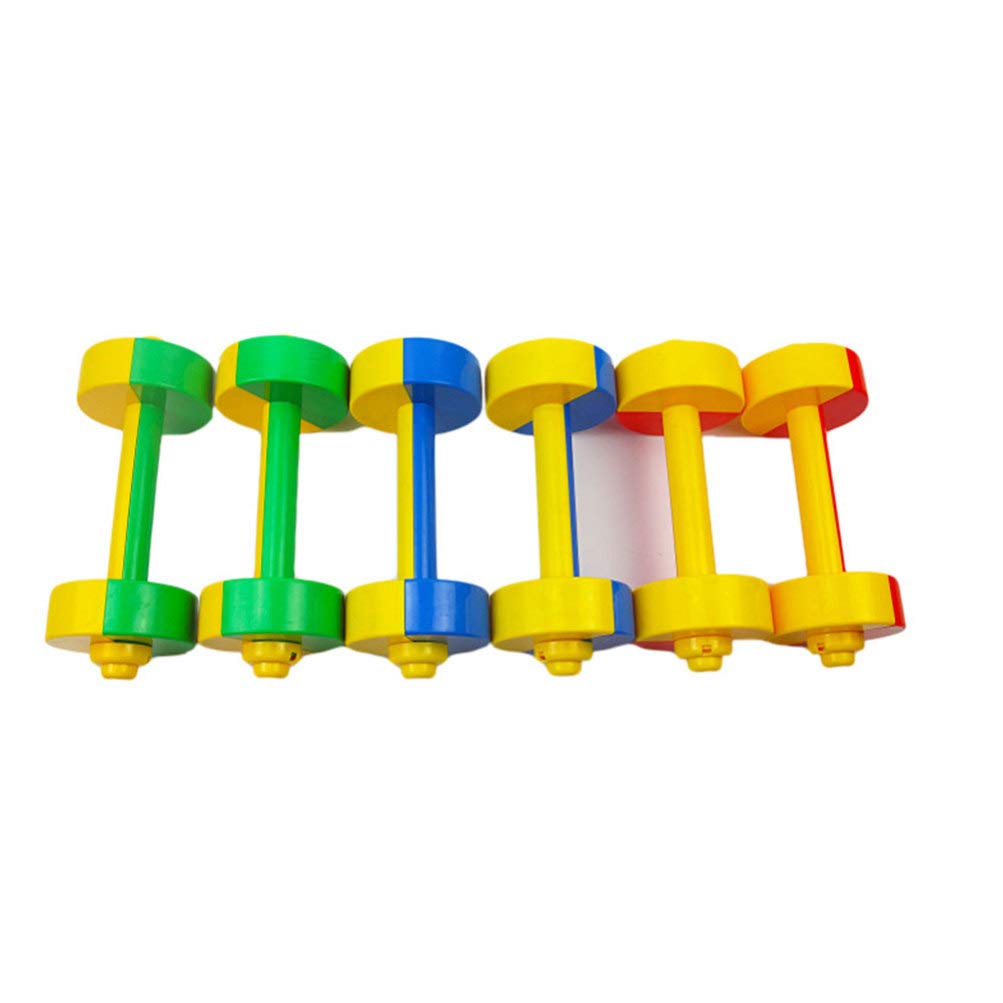 Kids Dumbbell Toy 1 Pair Kids Weight Lifting Set Plastic Dumbbell Toy Gym Sports Workout Equipment for Kids