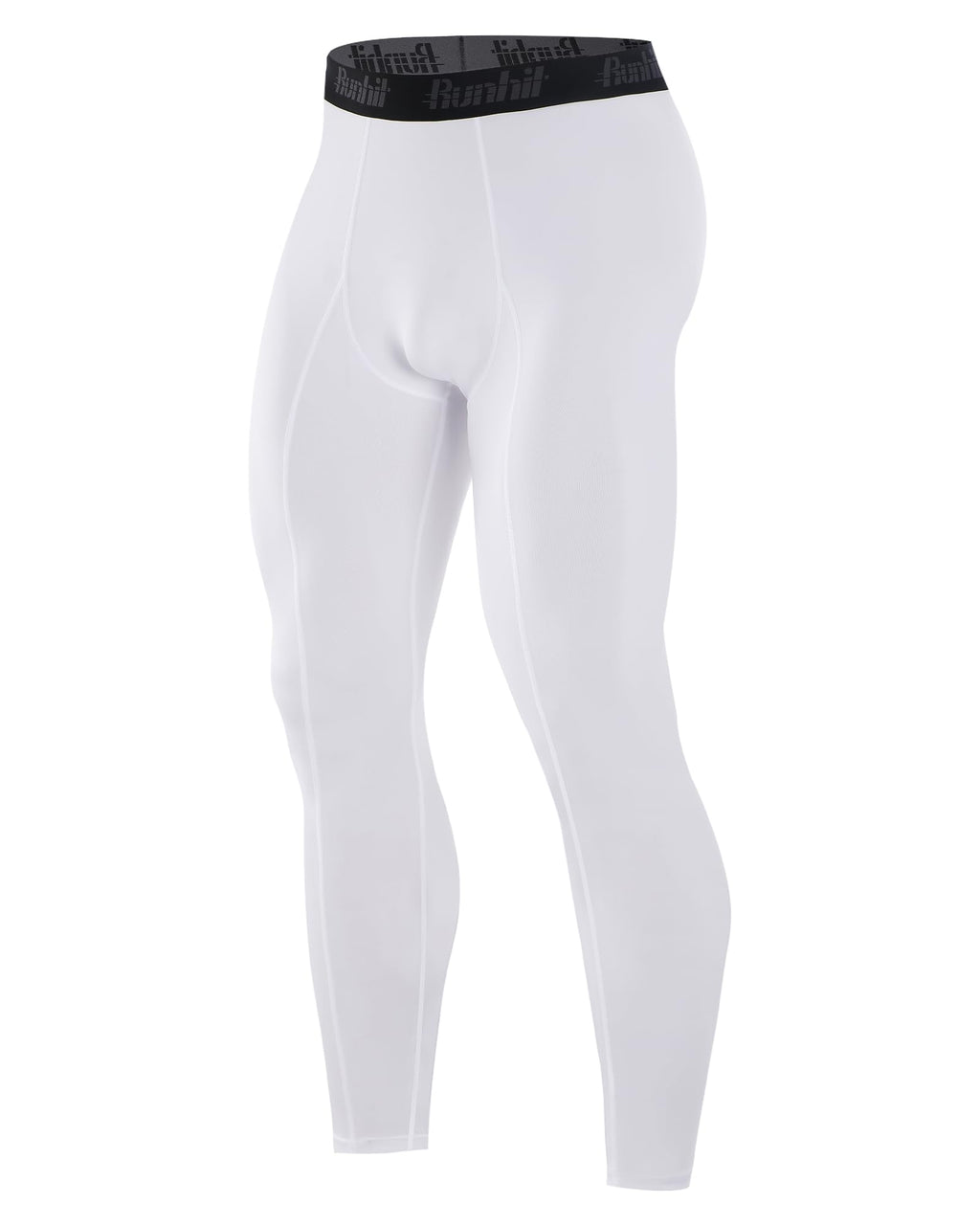 Runhit Men’s Compression Pants Running Tights Workout Leggings Athletic Base Layer Pants for Sports Yoga Basketball