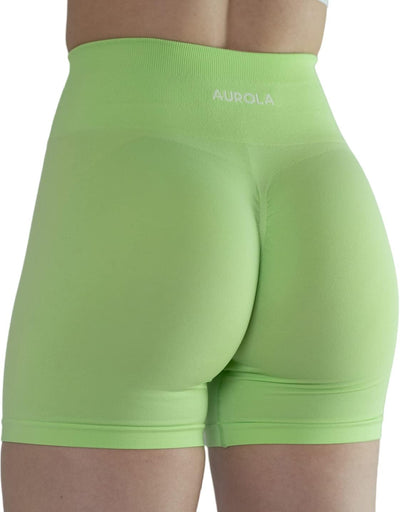 AUROLA Intensify Workout Shorts for Women Seamless Scrunch Short Gym Yoga Running Sport Active Exercise Fitness Shorts