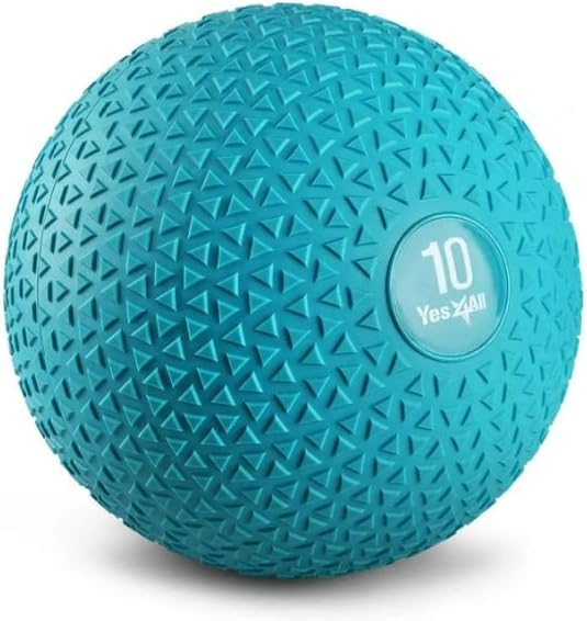Yes4All Slam Balls, 10-40lb Weighted Ball Weight, Durable PVC Sand Filled Workout Dynamic Slam Ball for Core Strengthen