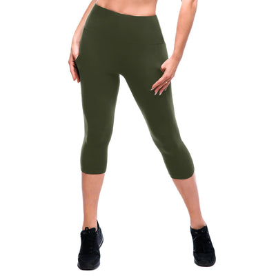 SINOPHANT High Waisted Leggings with Pockets Women, Full Length Capri Buttery Soft Stretchy Yoga Pants