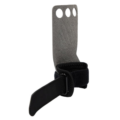 Bear KompleX 2-3 Hole Carbon Hand Grips for Weight Lifting, Cross Training and Gymnastics, Durable Workout Grips with Wrist Wraps, Comfortable Lifting Straps & Workout for Gymnastic Bars