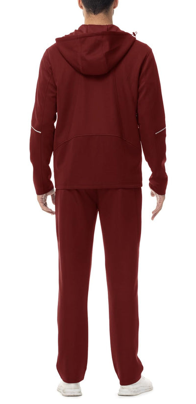 Rdruko Men's Track Sweat Suits 2 Piece Set Sweatsuits Tracksuits Jogging Workout Gym Athletic Suits with Hood