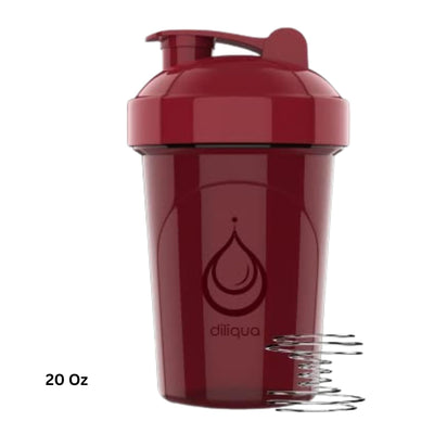 2 PACK, 28 oz & 20 oz Shaker Bottles with Powerful Wire Whisks for Protein Mixes | Leakproof Blender Shaker Bottle Pack | BPA-Free & Dishwasher Safe | Shaker Bottle | Shaker Cups for shakes