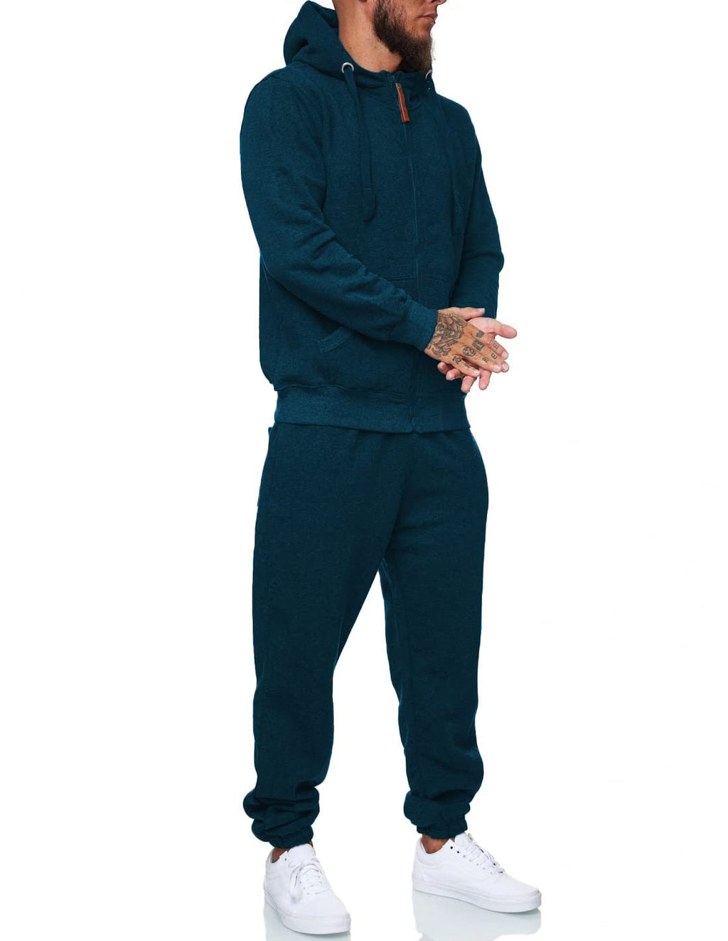 HHGKED Sweat suits men Tracksuits 2 Piece sets Athletic Jogging suits Casual Outfits for men
