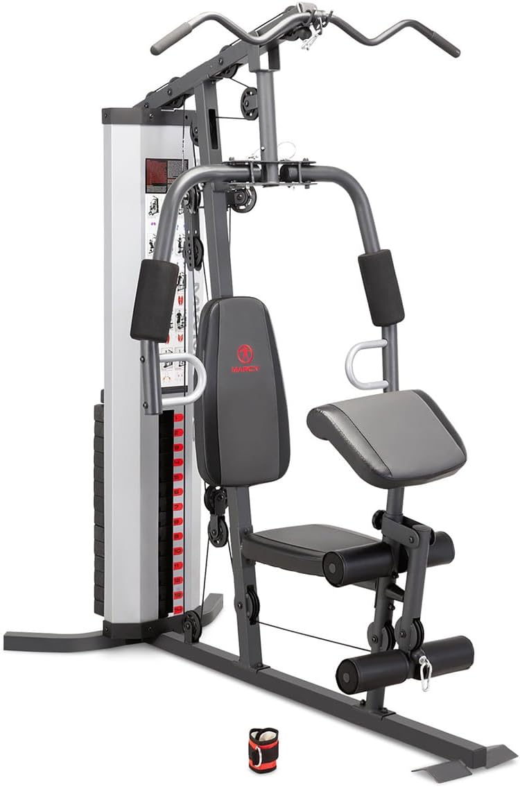 Marcy MWM-988 Multifunction Steel Home Gym 150lb Weight Stack Machine