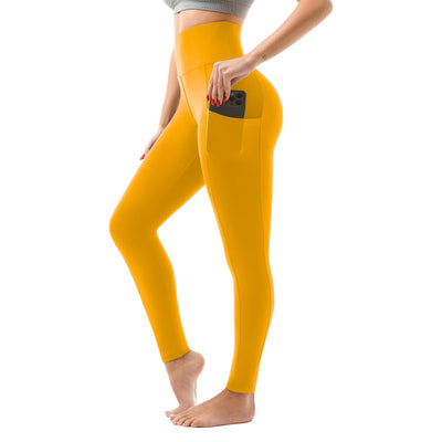 SINOPHANT High Waisted Leggings with Pockets Women, Full Length Capri Buttery Soft Stretchy Yoga Pants