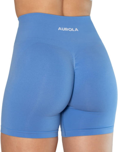 AUROLA Intensify Workout Shorts for Women Seamless Scrunch Short Gym Yoga Running Sport Active Exercise Fitness Shorts