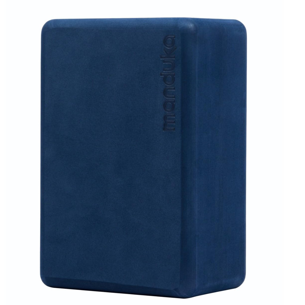 Manduka Foam Yoga Block - Recycled EVA Foam Block with Ergonomic Support, Yoga Equipment, Home Gym Accessory, & Pilates Tool, Lightweight for Travel, High Density, Comfortable Edges