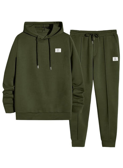 JMIERR Men's 2 Piece Outfits Hoodie Sweatshirt Tracksuit & Joggers Sweatpants Sweatsuit Set