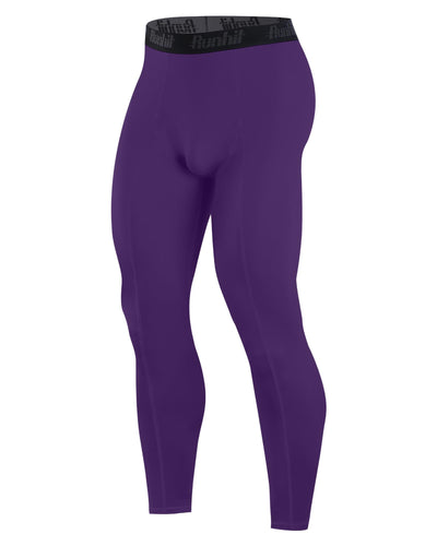 Runhit Men’s Compression Pants Running Tights Workout Leggings Athletic Base Layer Pants for Sports Yoga Basketball