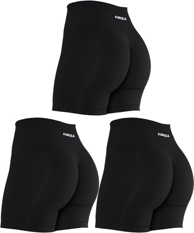 AUROLA Intensify Workout Shorts for Women Seamless Scrunch Short Gym Yoga Running Sport Active Exercise Fitness Shorts