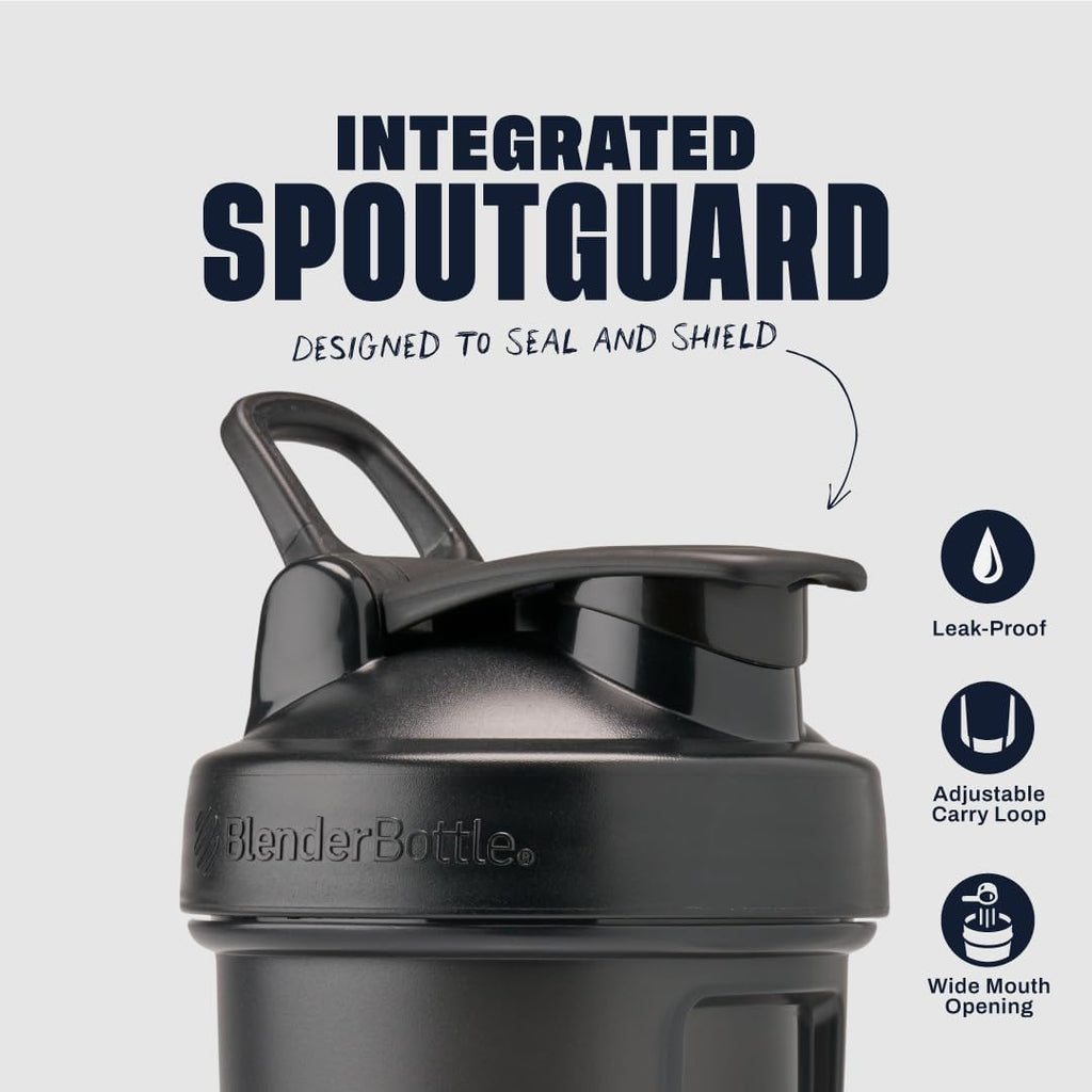 BlenderBottle Classic V2 Shaker Bottle Perfect for Protein Shakes and Pre Workout, 28-Ounce (2 Pack), Black and Navy