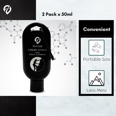 Liquid Chalk, Mess Free Gym Chalk for Weightlifting, Gymnastics, Rock Climbing, Dancing, and Lifting. Sweat Resistant and Long Lasting for Stronger Hand Grip. Package May Vary.