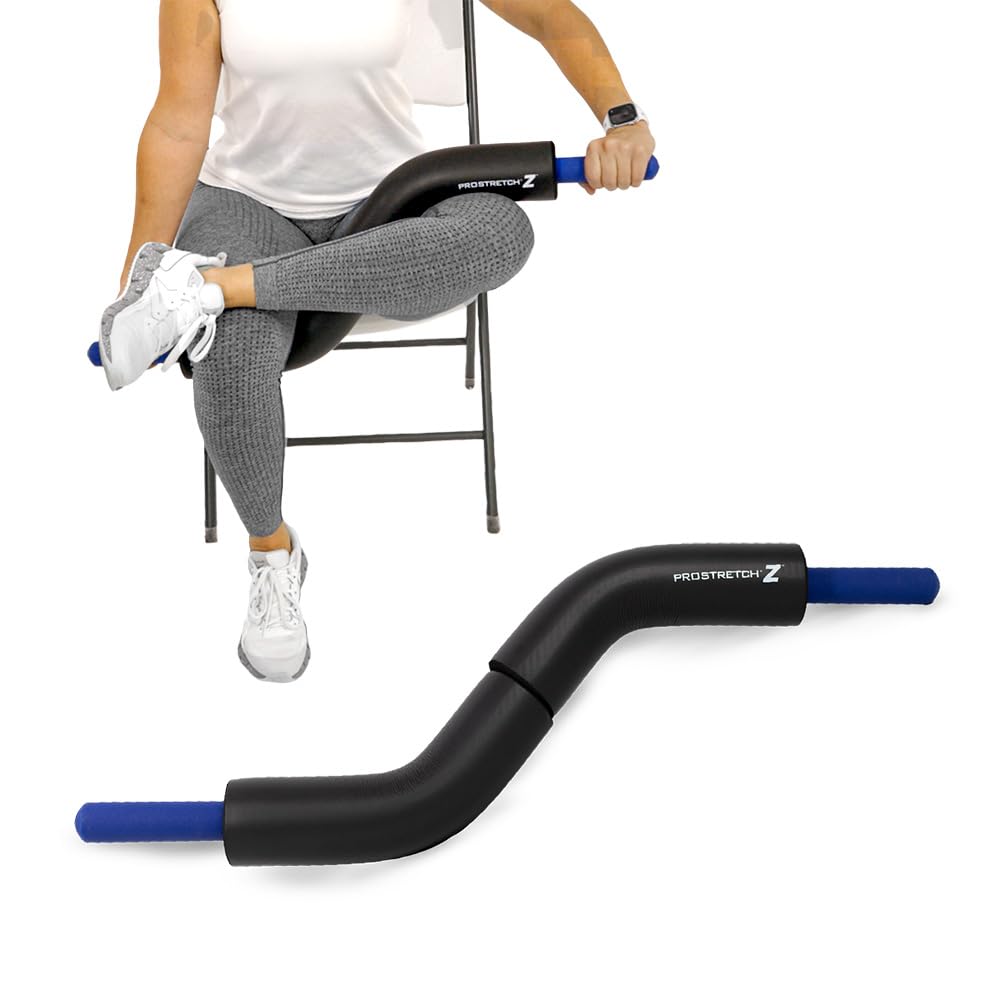 ProStretch Z, Innovative Stretching and Alignment Device to Enhance Flexibility and Range of Motion in Hip Flexors, Piriformis, Glutes, and Lower Back for Pain Relief