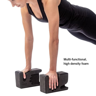 WRIST Buddy® Yoga Blocks 2 Pack | Ergonomic Hand-Shape Reduces and Prevents Wrist Pain | Enhances Comfort, Stability, and Grip Strength | EVA Yoga Accessories Set | Best Gifts