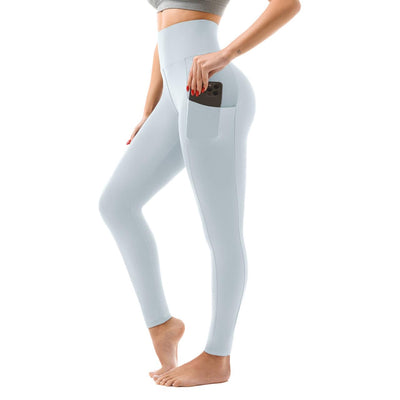 SINOPHANT High Waisted Leggings with Pockets Women, Full Length Capri Buttery Soft Stretchy Yoga Pants