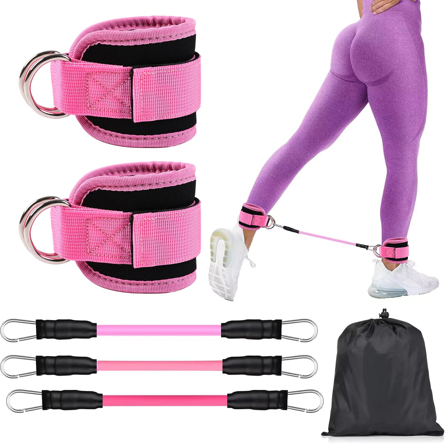 Ankle Strap Sports Weight Booster Elastic Band Ankle Support