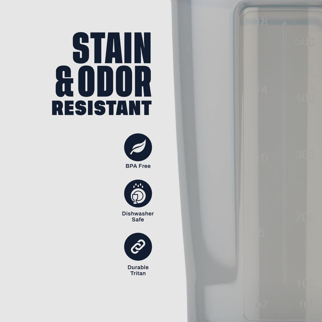 BlenderBottle Shaker Bottle Pro Series Perfect for Protein Shakes and Pre Workout, 28-Ounce, Black