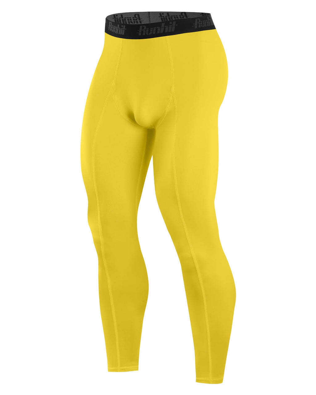 Runhit Men’s Compression Pants Running Tights Workout Leggings Athletic Base Layer Pants for Sports Yoga Basketball